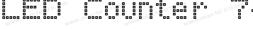 LED Counter 7字体转换